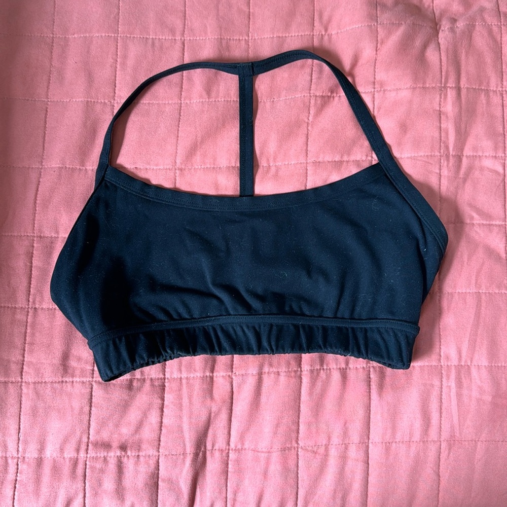 open back sports bra